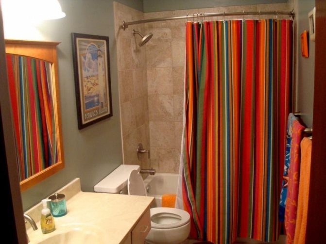 Regular washing of curtains and ventilation of the room will prevent the occurrence of mold.