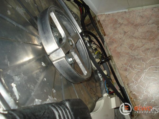 Repair of the drum flange of the Ardo washing machine