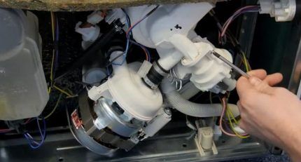 Dishwasher pump repair