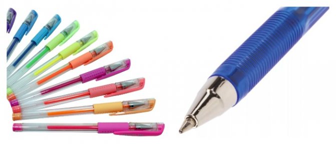 Helium and ballpoint pens