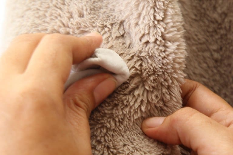 Hand wash sheepskin