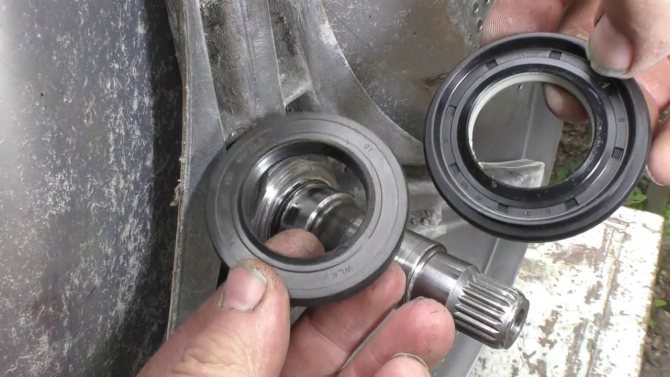 Do-it-yourself replacement of the washing machine oil seal