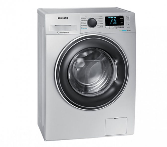Samsung WW80K62E07S (Korea) - 2nd place in the ranking of the best washing machines 2018