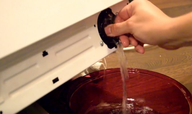 pour water into a container