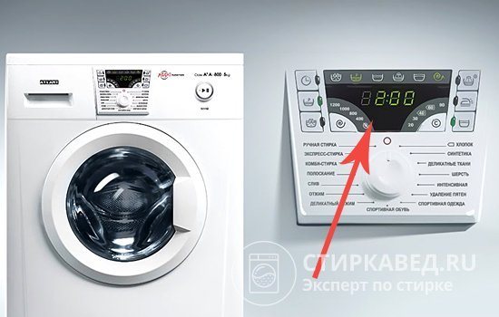 Modern models of Atlant washing machines are equipped with a special display on which information codes appear in the event of a malfunction
