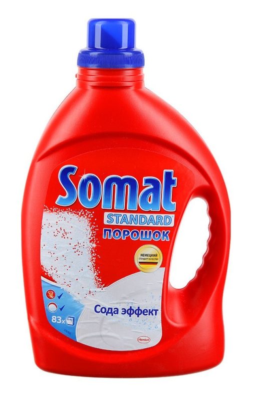 Специалисты гарантируют безопасность моющего средства для посудомоечных машин Somat Standard
