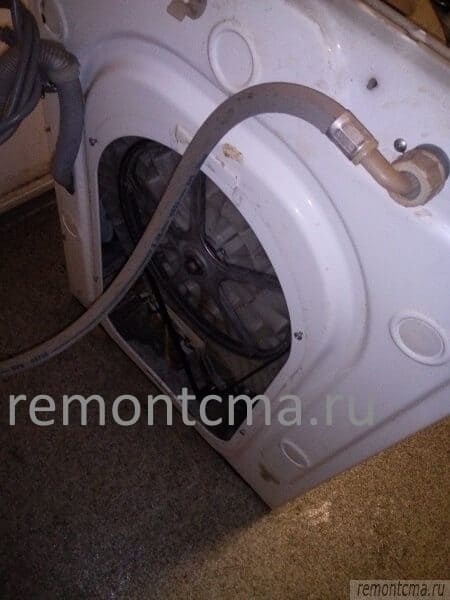 washing machine - rear view