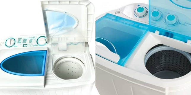 Semi-automatic washing machine: types, differences, pros and cons, rating of the best (TOP 6)