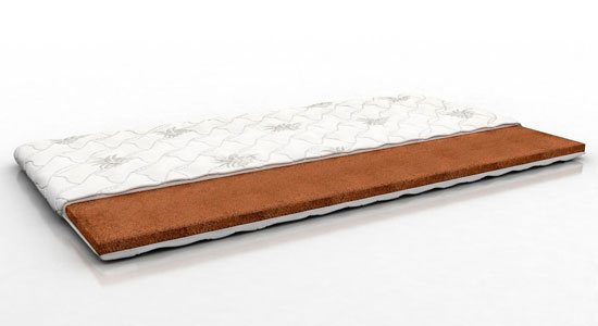 Washing a mattress cover with coconut filling