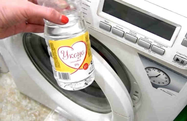 Washing with vinegar in the washing machine