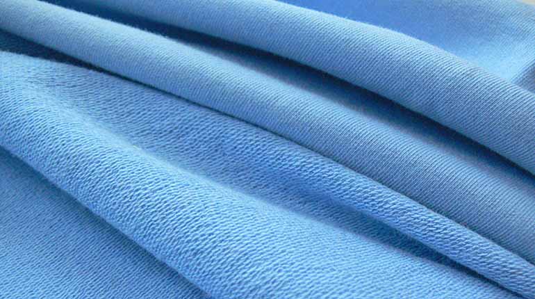 Brushed footer fabric