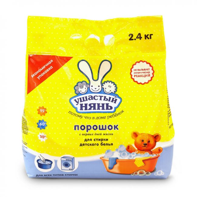 Eared nanny is one of the most popular laundry detergents with good reviews
