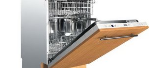 Side view of the Krona dishwasher