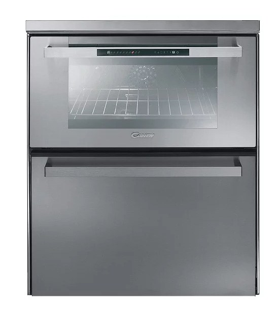 Built-in model Candy DUO 609 X with electric oven and dishwasher for home