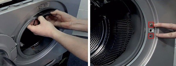 replacing the cuff on the LG_8 washing machine