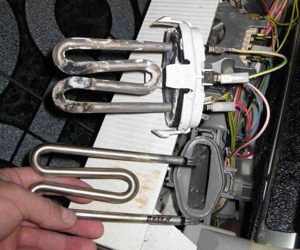 Replacing the heating element of a Brandt washing machine