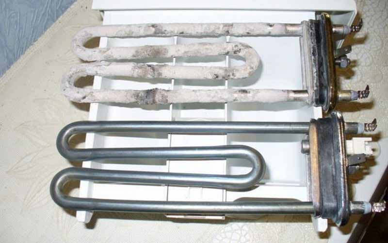 Replacing the heating element of a washing machine
