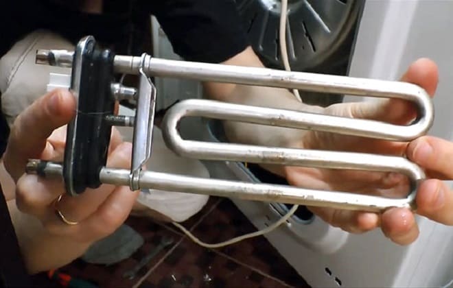 Replacing the heating element in an Ariston washing machine with your own hands