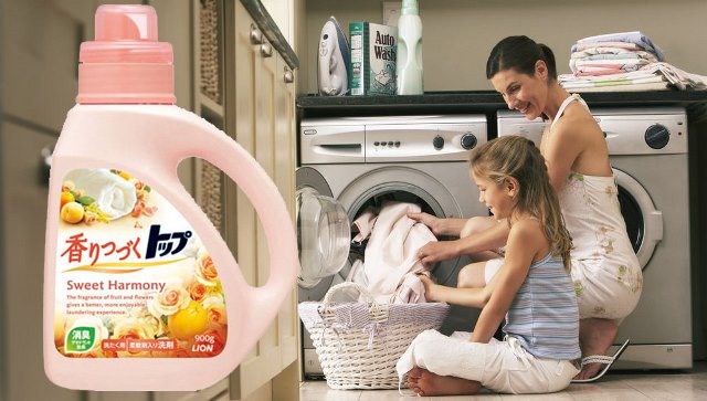 Liquid laundry detergents from Japan and Korea